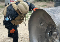 شظايا صاروخية غرب الخليل