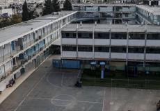 مدرسة تابعة لـ"أونروا" بمخيّم بلاطة، الضفة الغربية، 10 فبراير 2026 (جعفر اشتية/ فرانس برس)