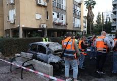 من مكان سقوط صاروخ إيراني في إسرائيل - تعبيرية