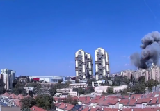 سقوط صاروخ على بئر السبع