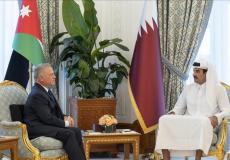 أمير قطر وملك الأردن