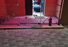 مستوطنون يهاجمون بيت امرين بنابلس ويحرقون مركبات ومنزلاً