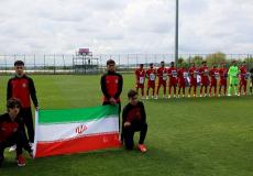 منتخب إيران خلال معسكره في تركيا