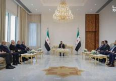 وفد فلسطيني برئاسة الشيخ يلتقي الرئيس السوري في دمشق