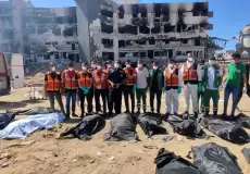 مجمع الشفاء الطبي بغزة تعرض لانتهاكات فظيعة وعثر فيه على مقابر جماعية لفلسطينيين قتلهم الاحتلال