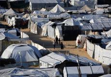 خيام النازحين في خانيونس جنوب قطاع غزة - تعبيرية