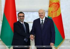 كمال الشخرة يسلم أوراق اعتماده للرئيس البيلاروسي