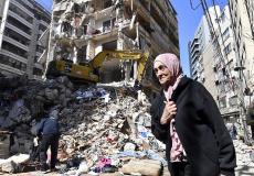 الدمار في بيروت جراء غارات إسرائيلية سابقة