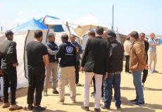 وفدان أمميان يوثّقان عودة التعليم في مخيمي الزهراء ونتساريم