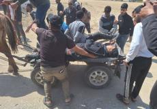 إصابات في غارة بوسط القطاع