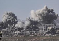 نسف منازل شرق قطاع غزة - أرشيف