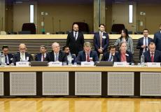 محمد مصطفى في اجتماع المانحين