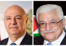 الرئيس عباس ونظيره اللبناني