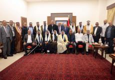 الرئيس عباس يستقبل وفد مشايخ ووجهاء بئر السبع