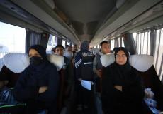 الهلال الأحمر الفلسطيني يشارك في إجلاء 117 شخصا عبر كرم أبو سالم