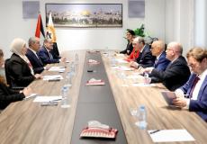 حسين الشيخ يبحث مع وفد ألماني التصعيد الإسرائيلي