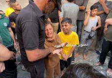 من موقع القصف في حي الشيخ رضوان