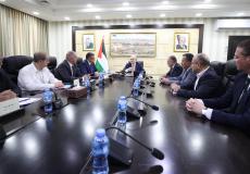 اجتماع رئيس الوزراء الفلسطيني بشأن ملف الطاقة