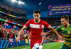 معلق مباراة تركيا وأستراليا في كأس العالم 2026