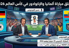 معلق مباراة ألمانيا والإكوادور في كأس العالم 2026