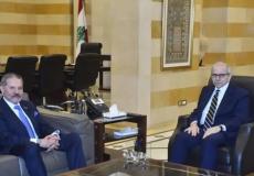 رئيس الوزراء اللبناني يستقبل الممثل الخاص للرئيس محمود عباس