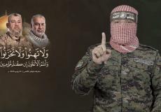 أبو عبيدة خلال كلمته اليوم