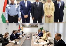 حسين الشيخ يؤكد للوفد الأوروبي أهمية دعم المؤسسات الفلسطينية