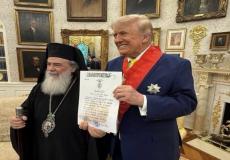تفاصيل اجتماع بطريرك القدس مع ترامب
