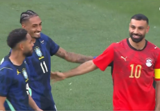 البرازيل تهزم مصر بهدفين مقابل هدف