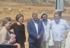 بن غفير يقتحم رفقة مستوطنين قرية المغير شمال شرق رام الله
