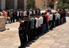 65 ألفا يؤدون صلاة الجمعة في المسجد الأقصى رغم معيقات الاحتلال