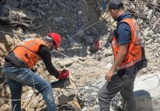 غزة: انتشال جثامين 112 شهيدا من تحت أنقاض منازل لعائلة الحساينة في الصبرة
