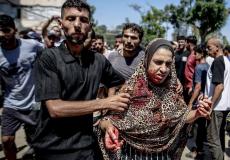 من الاستهداف الأخير في غزة اليوم