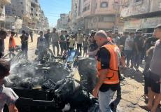 استهداف سيارة في غزة أسفر عن استشهاد 3 مواطنين اليوم