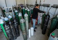 محطات الأكسجين لدى وزارة الصحة في غزة