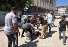 من الاستهداف الأخير في غزة اليوم