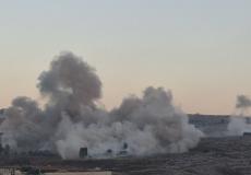 تفجير إسرائيلي في بلدة ميس الجبل جنوب لبنان