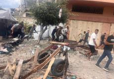 5 شهداء و13 جريحًا في غارة إسرائيلية استهدفت حافلة نقل عام بغزة