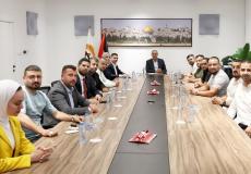 حسين الشيخ يلتقي وفد الهيئة التنفيذية للاتحاد العام لطلبة فلسطين