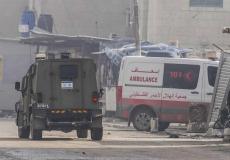 اسعاف وسط جيب إسرائيلي بالضفة - أرشيف