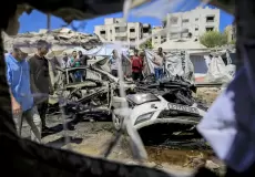 من مكان اختطاف العرابيد غرب مدينة غزة