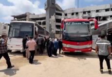 نقل الكوادر الطبية في غزة