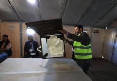 من انتخابات البلديات التي أقيمت في دير البلح وسط قطاع غزة
