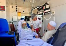 الهلال الأحمر يشارك في إجلاء المرضى للعلاج خارج قطاع غزة