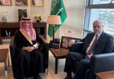 الهباش والسفير السعودي لدى فلسطين