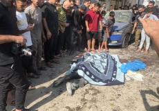 غارة جوية على حي النصر غرب مدينة غزة