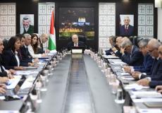 جلسة الحكومة الفلسطيني