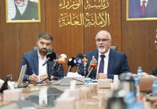 مؤتمر صحفي عقدته وزارة الزراعة ومركز الاتصال الحكومي