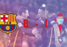 سيلتا فيغو 1-6 برشلونة