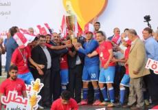 شباب رفح بطلاً لكأس غزة